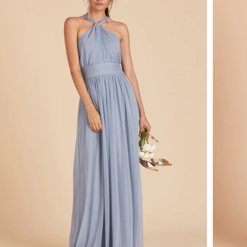 Birdy grey dusty blue kiko dress